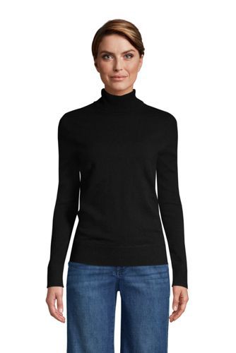 Women's Cashmere Turtleneck Sweater | Lands' End (US)