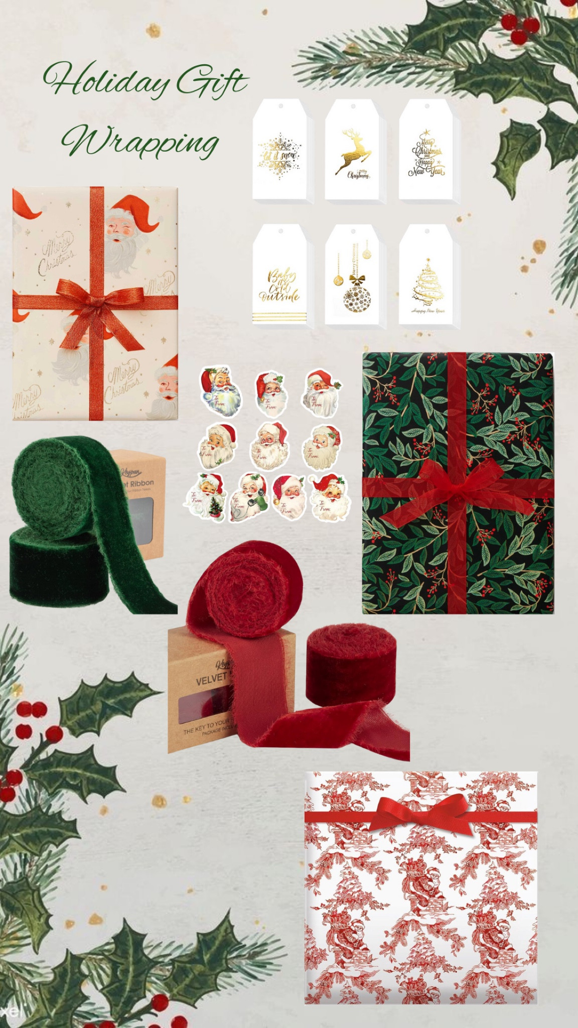 Holiday Gift Wrapping 🎄🎁

#LTKHoliday #LTKGiftGuide #LTKSeasonal