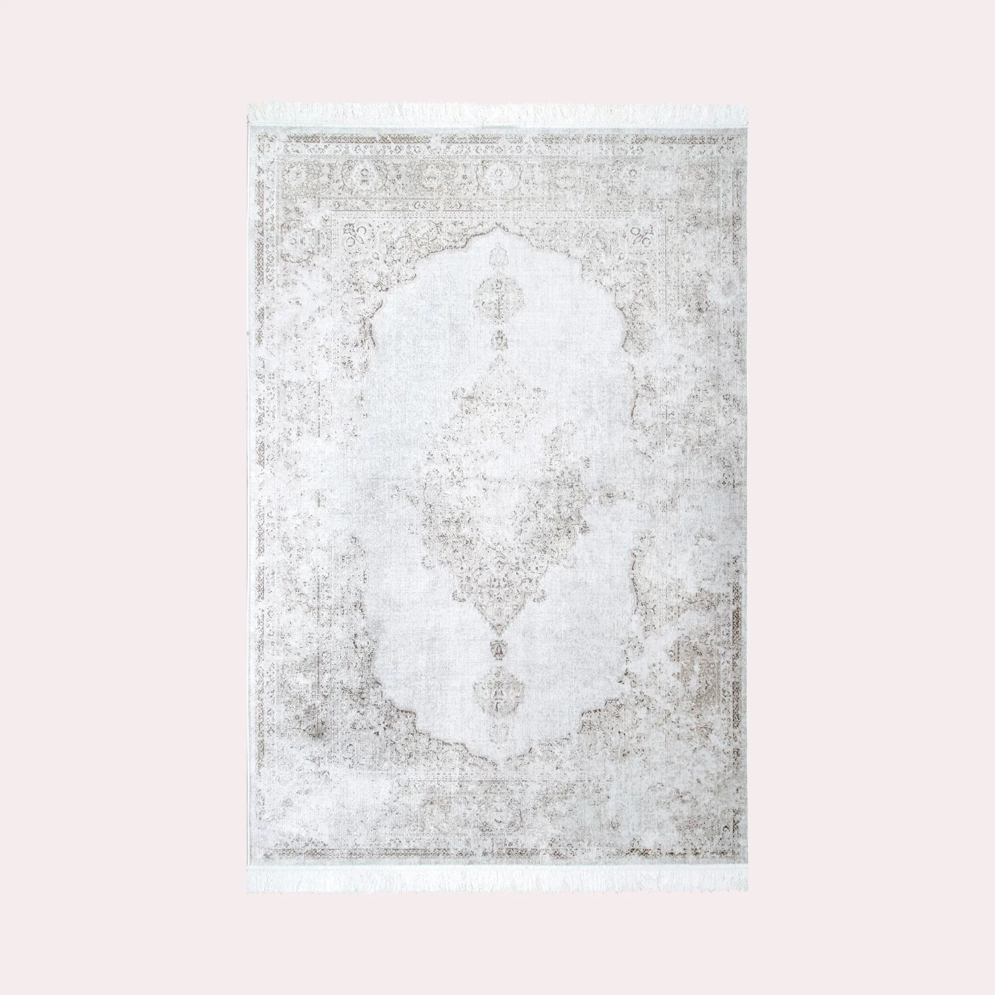 Choir Oriental Area Rug in Off-White | Wayfair Professional