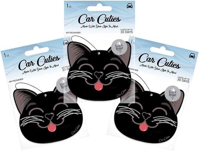 Cute CAT CAR AIR FRESHENER - Black Cat Design, Long-Lasting Scent, Portion of Proceeds Benefit PA... | Amazon (US)