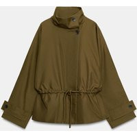 Zara - Zw Collection Oversized Parka - Olive Green - L - Woman | Zara US