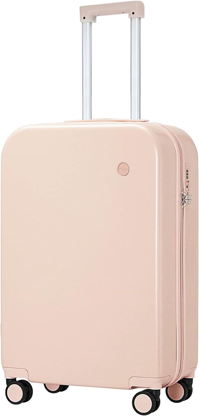 Carry on Luggage, Mixi Suitcase Spinner Wheels Luggage Hardshell Lightweight Rolling Suitcases PC... | Amazon (US)