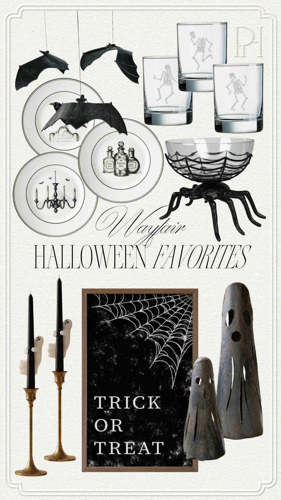Favorites for Halloween from Wayfair!

Halloween decor, Halloween accents, Halloween entertaining, hanging bats, skeleton glasses, Halloween whiskey glasses, spider candy bowl, Halloween candy bowl, Halloween plats, Halloween party, Halloween wall art, spooky artwork, spooky season, ghost candles, halloween candles, ghost decor, black and white Halloween 

 #LTKSeasonal #LTKHome
