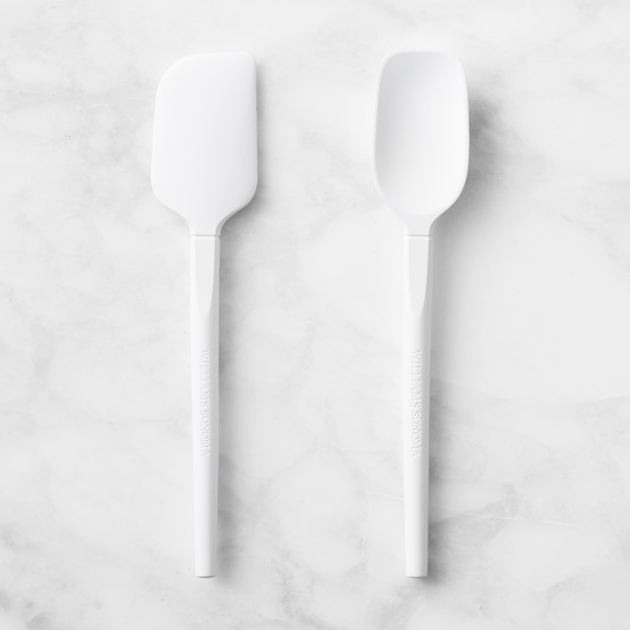 Williams Sonoma Flex Core Mini Spatulas, Set of 2, White | Williams-Sonoma