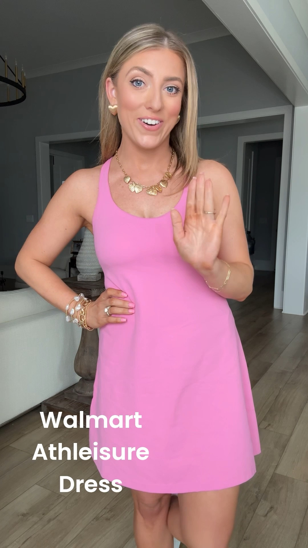 This pink athleisure set from Walmart is giving cute and comfy in the best way 💗 The sporty tank dress paired with the matching lightweight zip jacket is the ultimate throw-on-and-go outfit for busy days — perfect for school drop-off, travel days, weekend errands, or casual lunch plans.

One of my favorite features? The dress has built-in shorts underneath for coverage, but they’re not attached in the back, which makes bathroom breaks so much easier (a mom-life win 🙌). It’s soft, stretchy, flattering, and actually practical — everything I want in an everyday outfit.

I also love how versatile this set is — wear the dress on its own with sneakers or layer the jacket over leggings and tanks for easy, everyday style. If you’re looking for affordable Walmart athleisure outfits, this is such a good find.

Comfort meets cute, and it’s all budget-friendly Walmart fashion 💕

#walmartfashion #walmartfinds #walmartstyle #athleisureoutfit #sportydress #pinkoutfit #everydayoutfit #casualstyle #momstyle #budgetstyle #traveloutfit #lookforless #walmartnewarrivals