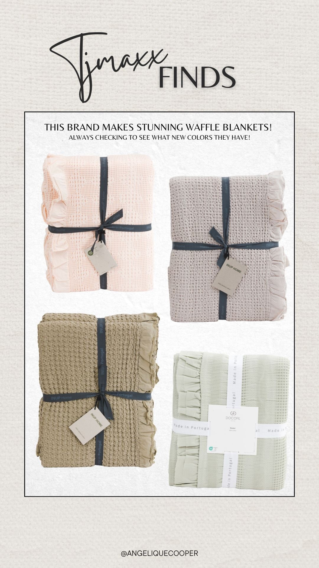 My favorite waffle blanket brand has some new colors out 👏🏼

#LTKFindsUnder100 #LTKStyleTip #LTKHome