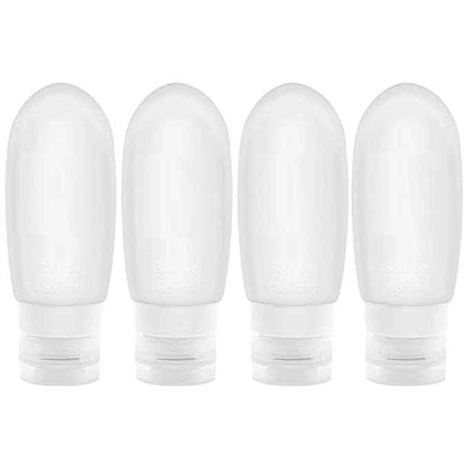 Oursunshine Travel Bottles,Leakproof Silicone Refillable Travel Containers,Squeezable Travel Tube Se | Amazon (US)