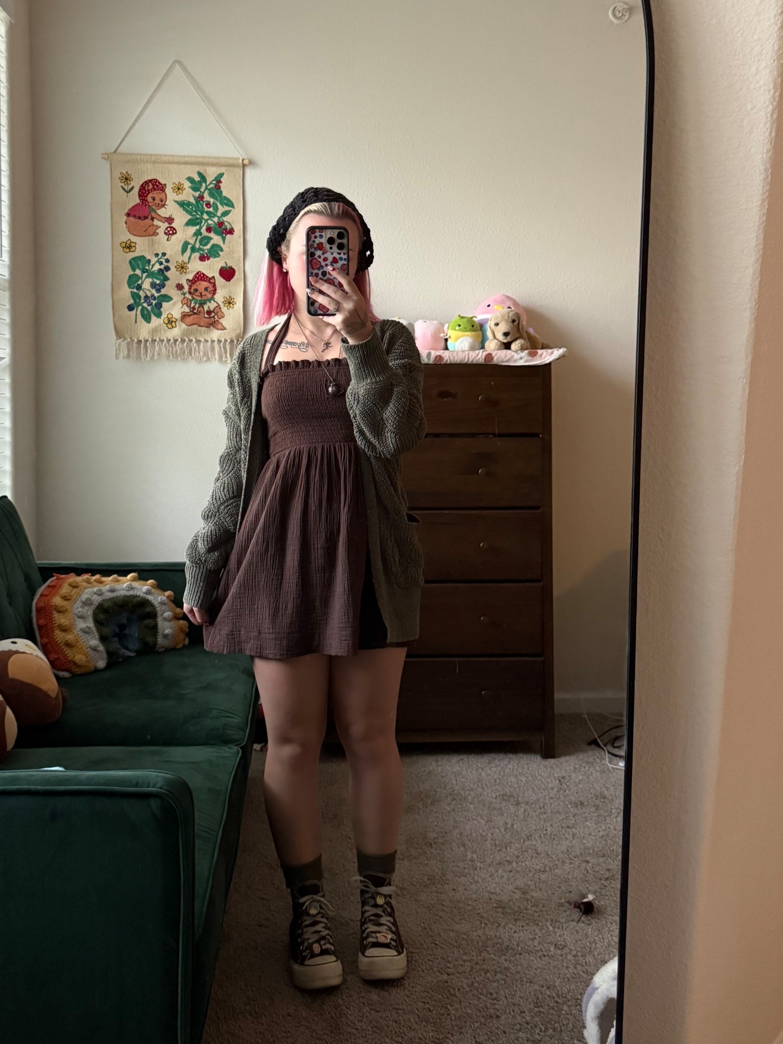 Spring outfit, brown dress ootd, brown halter top dress, ootd 🤎

#LTKStyleTip #LTKSpringSale #LTKPetite