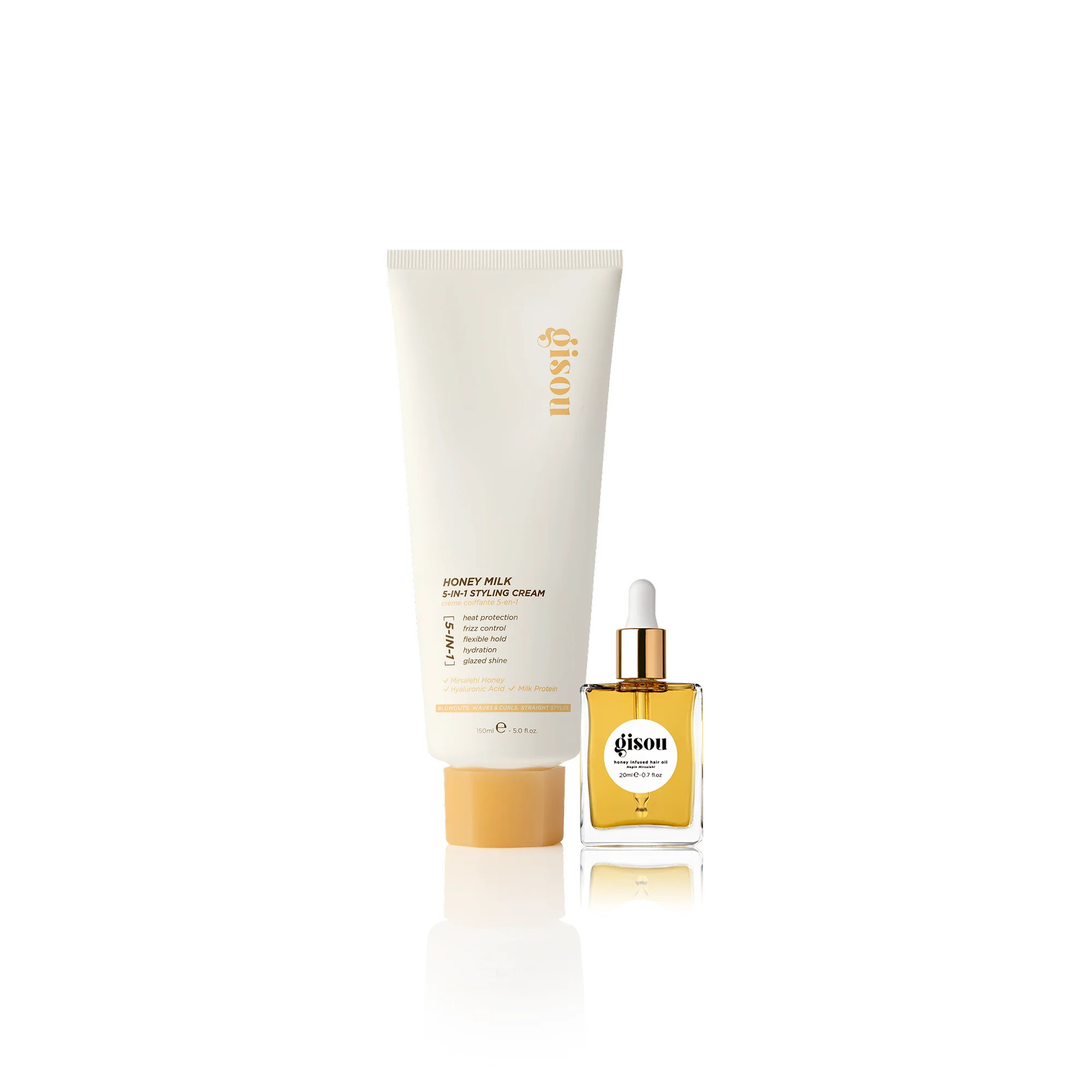 Style & Shine Duo Full Size (150ml) + Travel Size (20ml) | Gisou