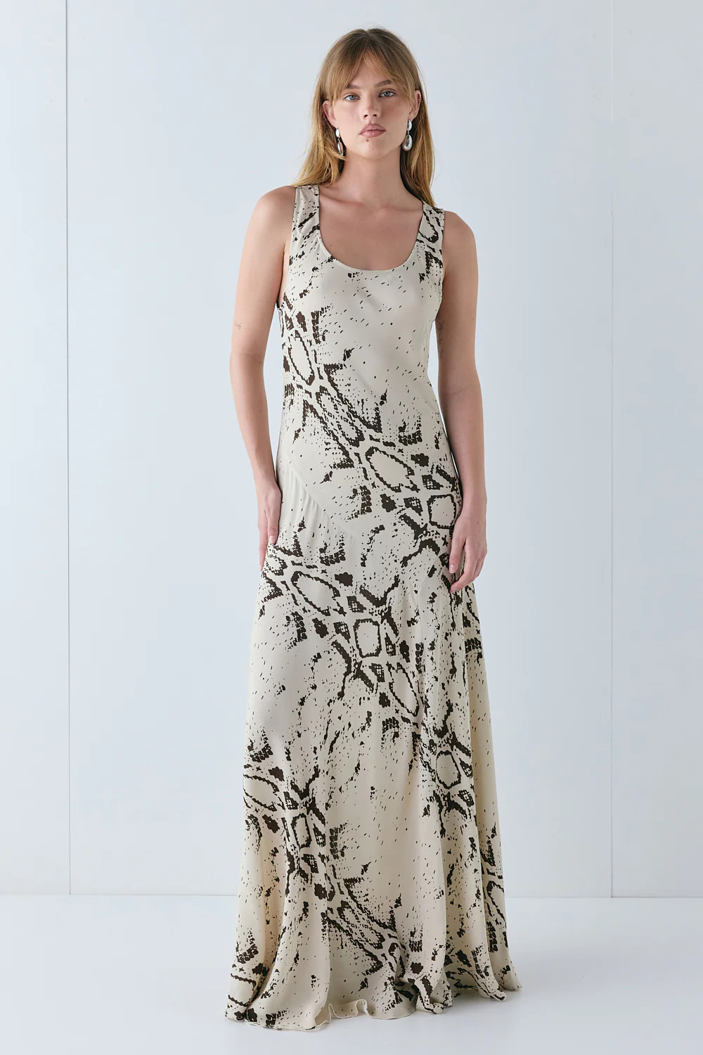 Alora Maxi Dress Snake | VRG Grl