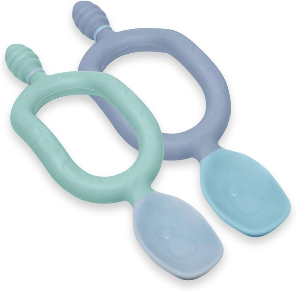 Bibado Dippit- Baby Led Weaning Spoon, BPA Free Baby Spoons Self Feeding 6 Months & Up, 2 Handed ... | Amazon (US)