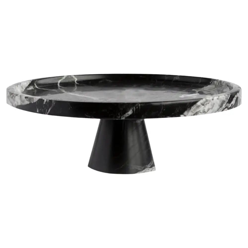 Black Marble Cake Stand | 1stDibs