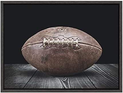 DesignOvation Sylvie Vintage Football Sport Print Framed Canvas Wall Art by Shawn St. Peter, 18x2... | Amazon (US)
