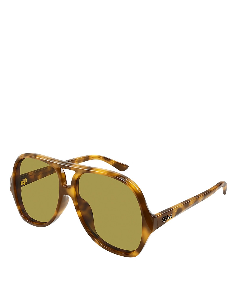 Chloe Salome Navigator Sunglasses, 58mm | Bloomingdale's (US)