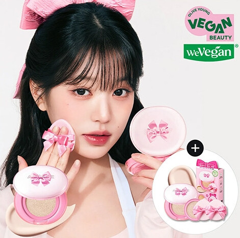 [Ballerina Edition] AMUSE Ceramic Skin Perfector Cushion 15g (+ Refill + Puff) | OLIVE YOUNG Glob... | Olive Young Global