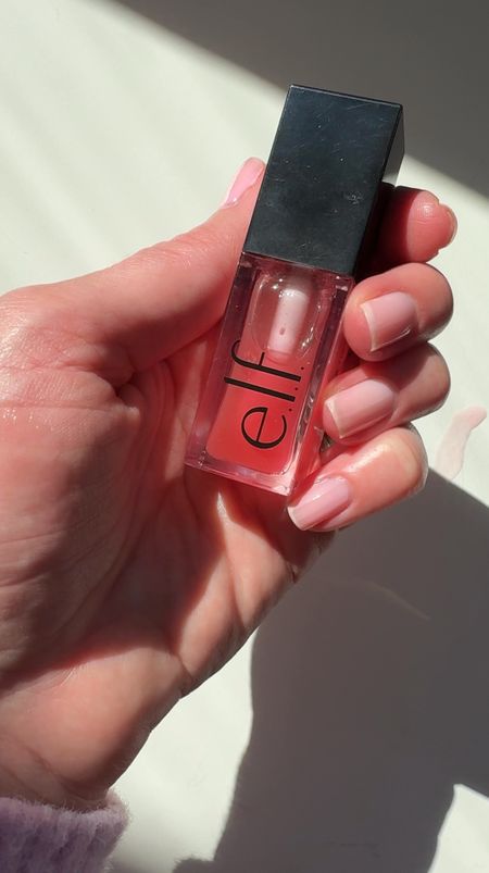 e.l.f. lip oil in shade pink quartz 
e.l.f. cosmetics  #LTKSeasonal 

#LTKxelfCosmetics

#LTKstyletip #LTKbeauty #LTKsummer