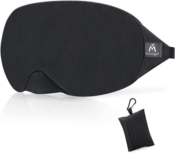 Mavogel Cotton Sleep Eye Mask - Updated Design Light Blocking Sleep Mask, Soft and Comfortable Ni... | Amazon (US)