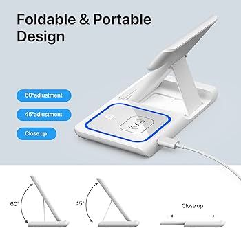 Wireless Charging Station, 3 in 1 Wireless Charger Stand, Fast Wireless Charging for iPhone 15 14... | Amazon (US)