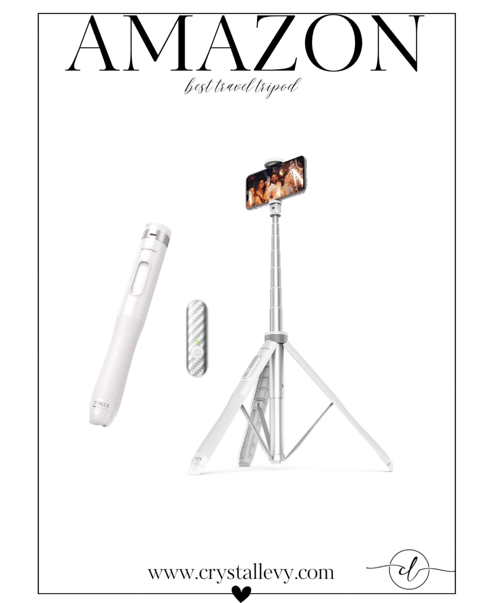 Tripod
Travel tripod
Purse tripod 
iPhone tripod 

#LTKGiftGuide #LTKVideo