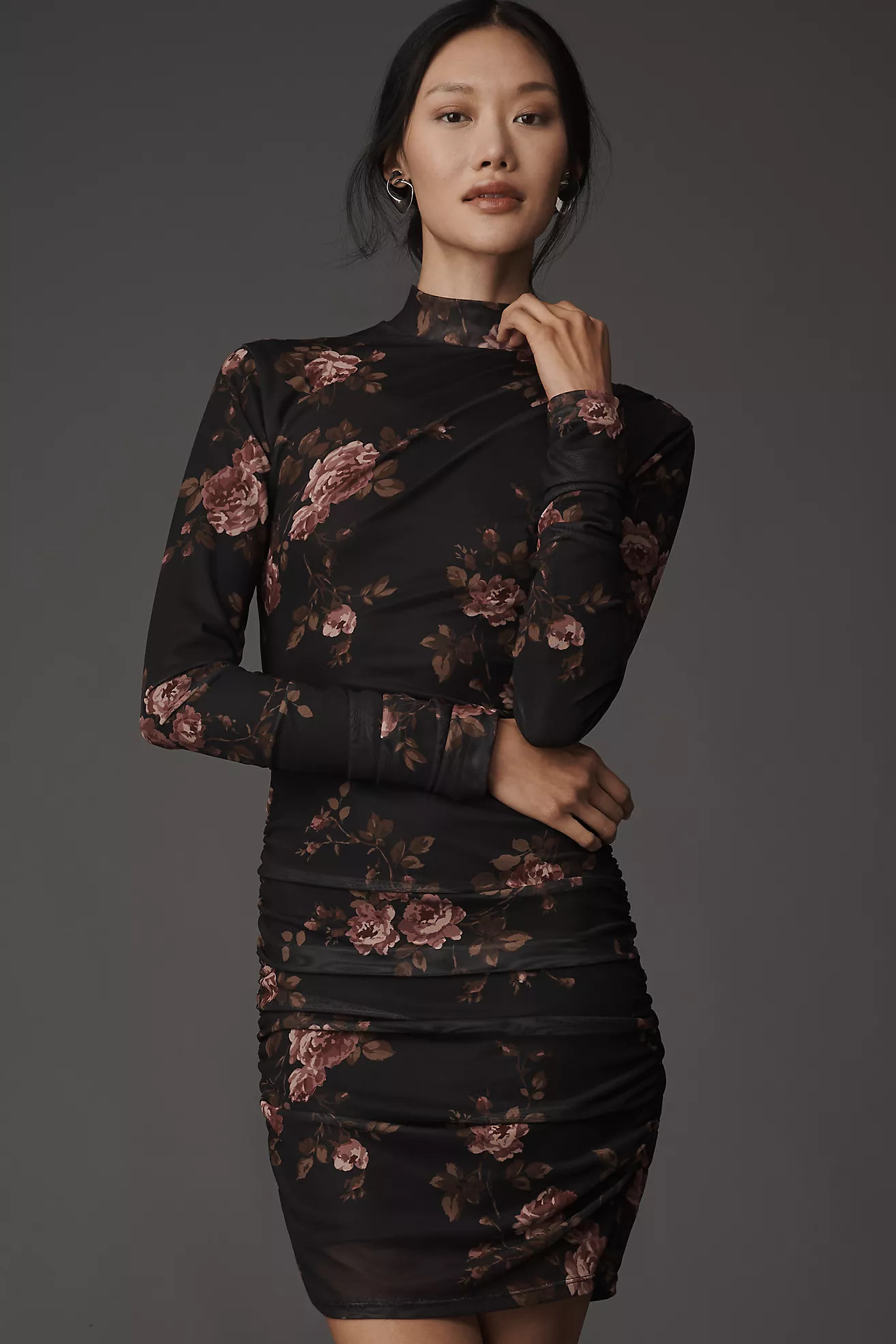 Reformation Emerson Long-Sleeve Knit Mini Dress | Anthropologie (US)