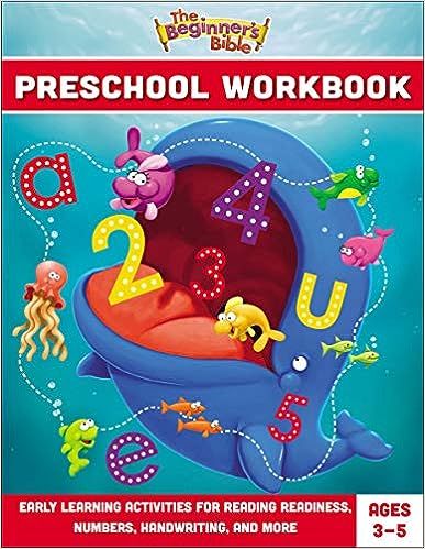 The Beginner's Bible Preschool Workbook: Early Learning Activities for Reading Readiness, Numbers... | Amazon (US)