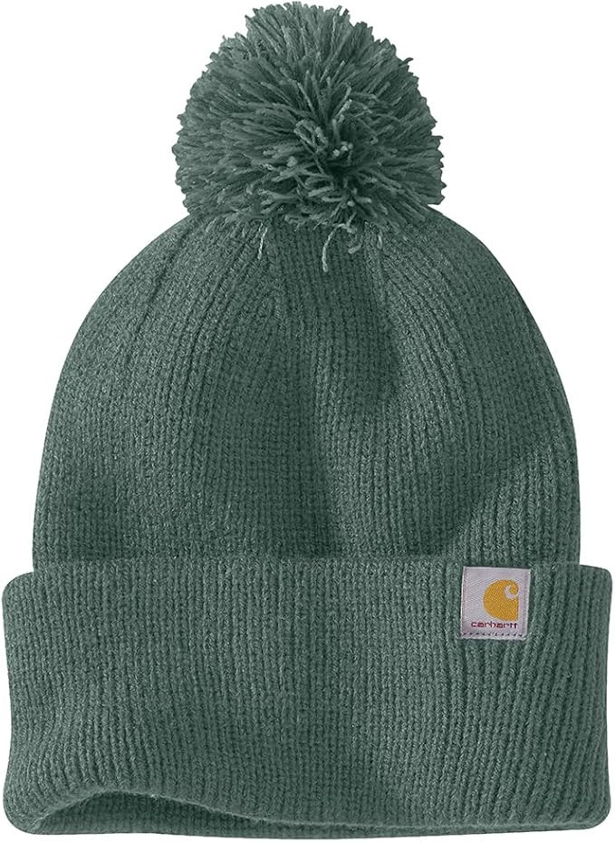 Carhartt Women's Knit PomPom Cuffed Beanie | Amazon (US)