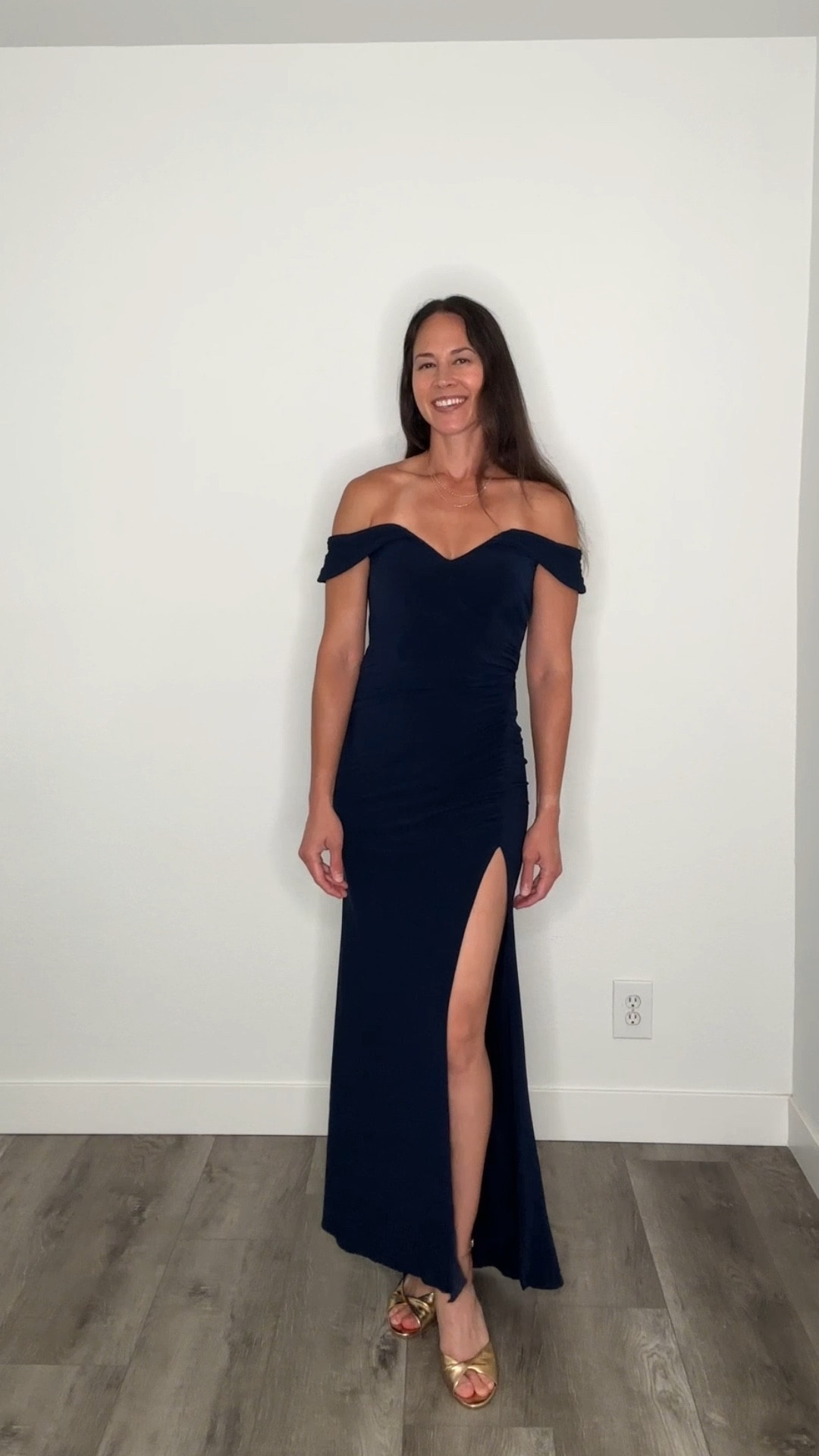 I decided to go with the same heels but in gold to elevate this look.

Option 1: Simple gold layered necklace 

Option 2: Gold necklace plus a gold shawl 

Option 3: Diamond inspired necklace with gold shawl 

Which option is your favorite ?

#LTKWedding #LTKShoeCrush #LTKOver40