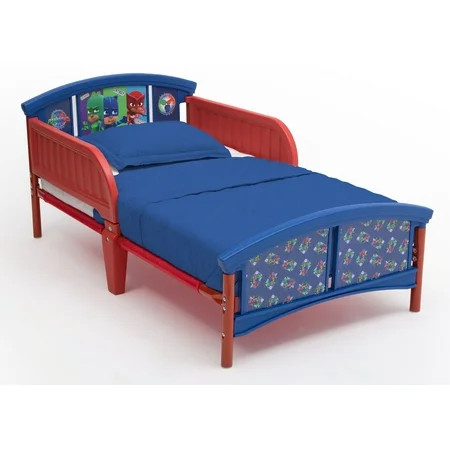 Delta Children PJ Masks Plastic Toddler Bed Red and Blue | Walmart (US)