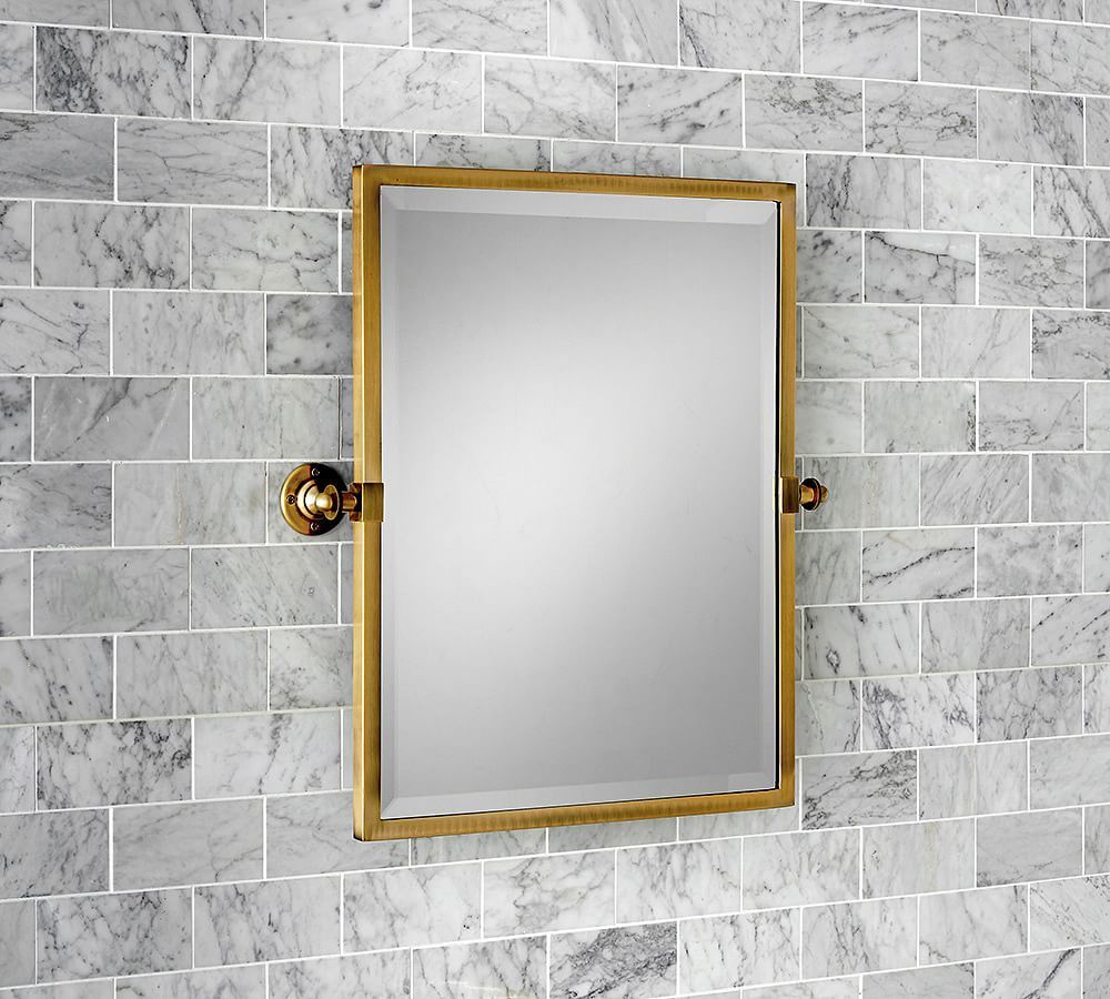 Kensington Rectangular Pivot Mirror | Pottery Barn (US)