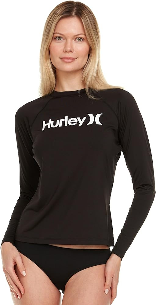 Hurley Rash Guard for Women, Womens Rash Guard Long Sleeve Shirts, Rashguard Swim Shirt Women UPF... | Amazon (US)