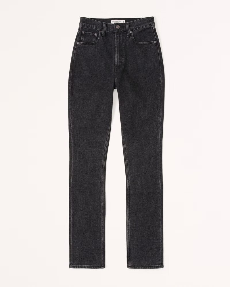 Ultra High Rise 90s Slim Straight Jean | Abercrombie & Fitch (US)