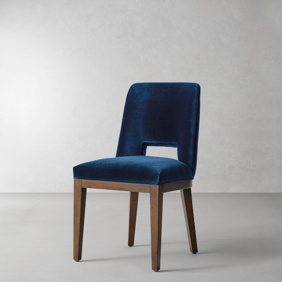 Saratoga Upholstered Curved Back Side Chair | Williams-Sonoma