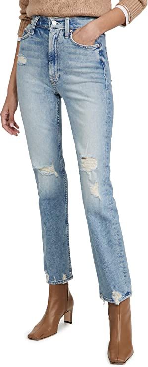 MOTHER Women's High Waisted Rider Skimp Jeans | Amazon (US)