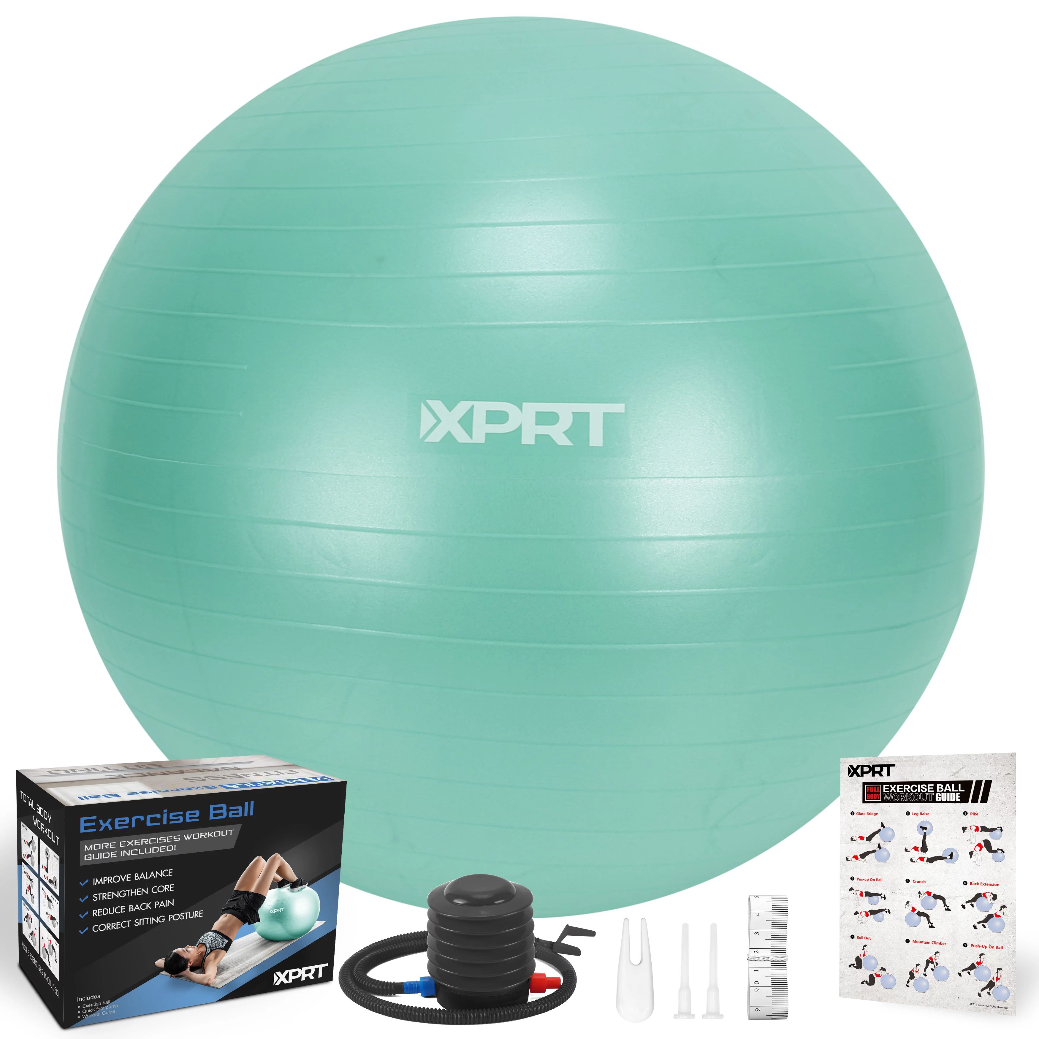 XPRT Fitness Exercise and Workout Ball, Yoga Ball Chair, Great for Fitness, Balance and Stability... | Walmart (US)