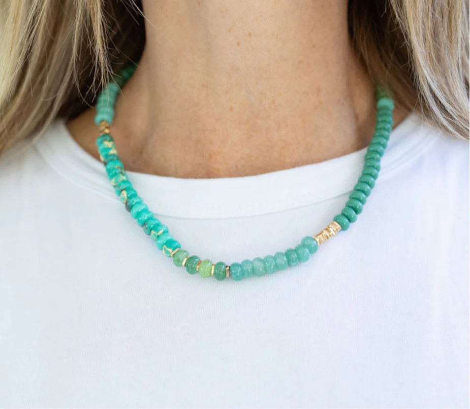Green Monet’s Garden Necklace | Erin McDermott Jewelry