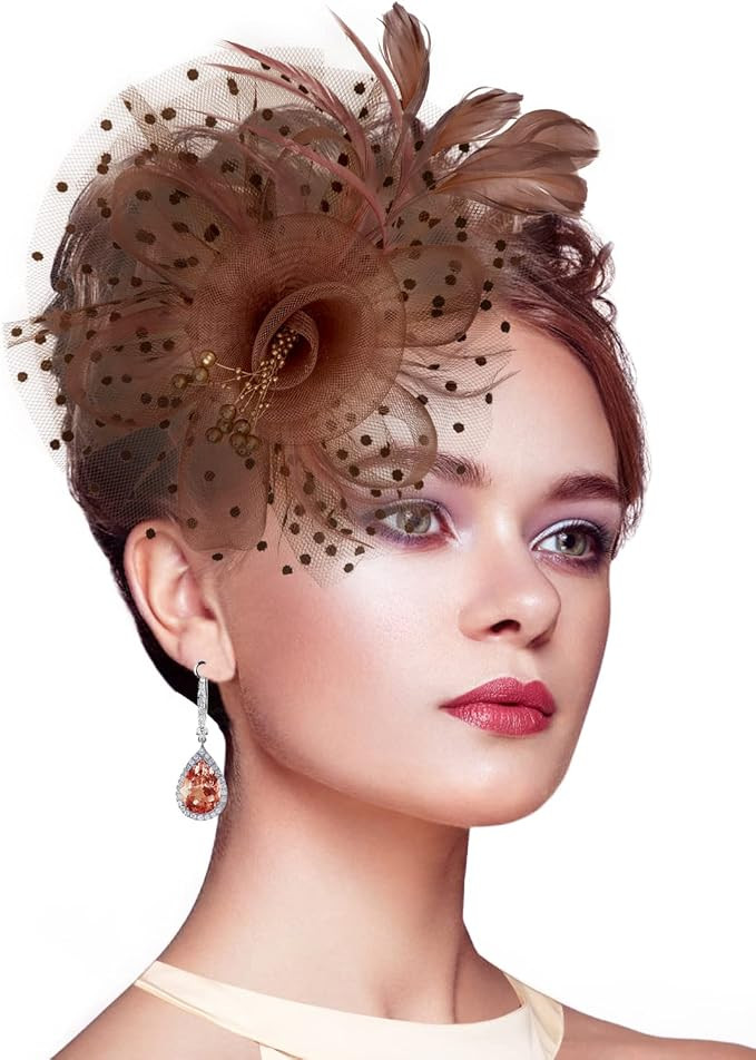 Stegosaurus Fascinators for Women, Tea Party Hats for Women Women's Fascinator HeadbandHair Clip ... | Amazon (US)