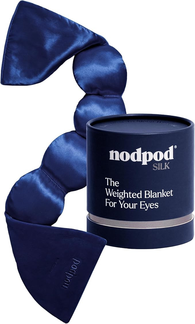 Nodpod Mineralized Silk Gentle Pressure Sleep Mask - Strap-Free, Light-Blocking Design for Sleep,... | Amazon (US)