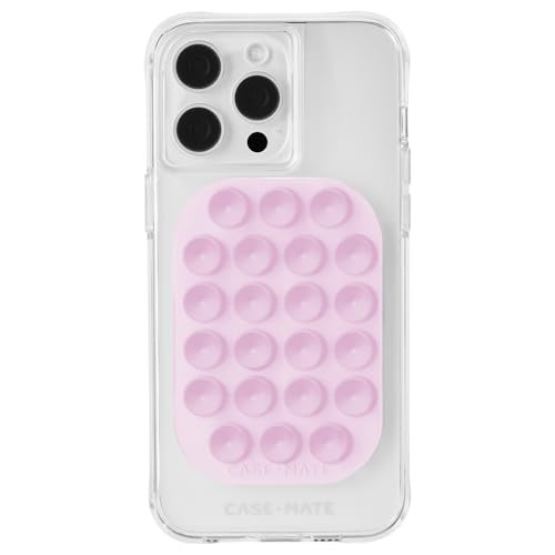 Case-Mate Adhesive Suction Cup Phone Mount - Sticky Phone Grip with Strong 3M Adhesive - Anti-Slip Phone Holder - Content Creator Essentials - Compatible with iPhone, Android Phones & Cases - Stardust | Amazon (US)
