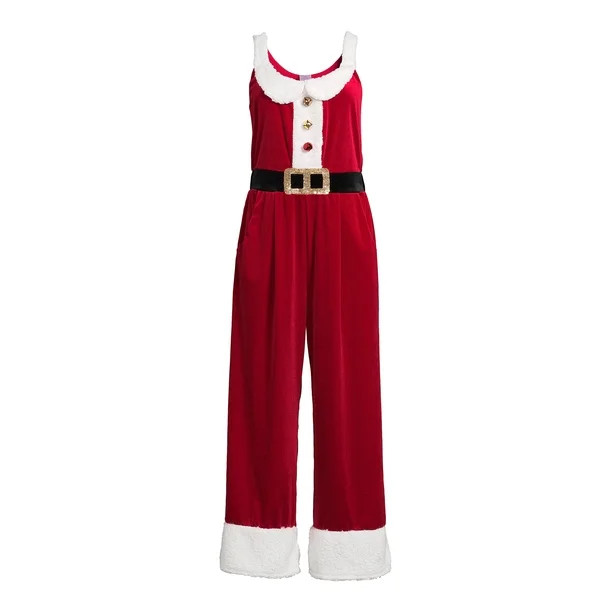 No Boundaries Juniors’ Christmas Jumpsuit - Walmart.com | Walmart (US)