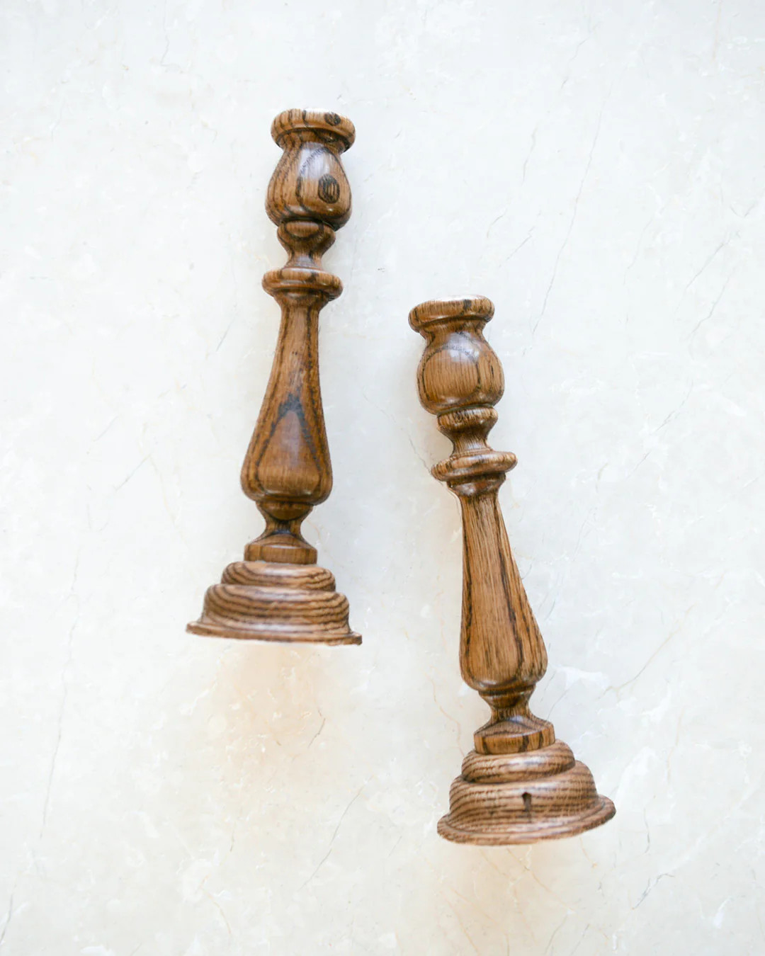 Wooden Candle Holders Set - One of A kind | Elements by Remedy