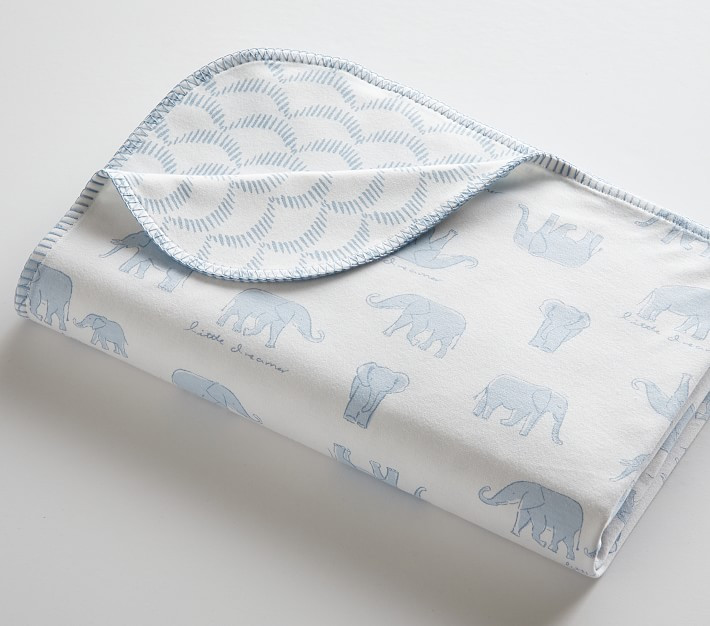 Elephant Pima Cotton Baby Blanket | Pottery Barn Kids