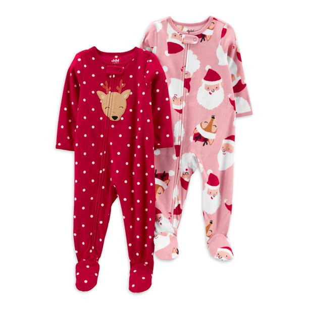 Carter's Child of Mine Toddler Boys Fleece Sleep Set, 2-Pack, 1-Piece, 18 Months-5T | Walmart (US)