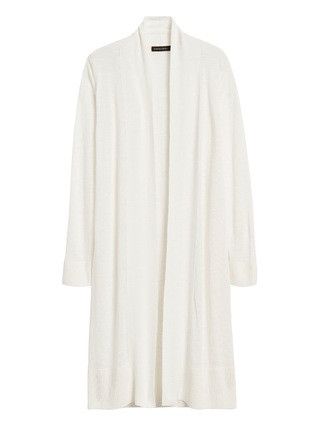 Linen-Blend Duster Cardigan Sweater | Banana Republic (US)