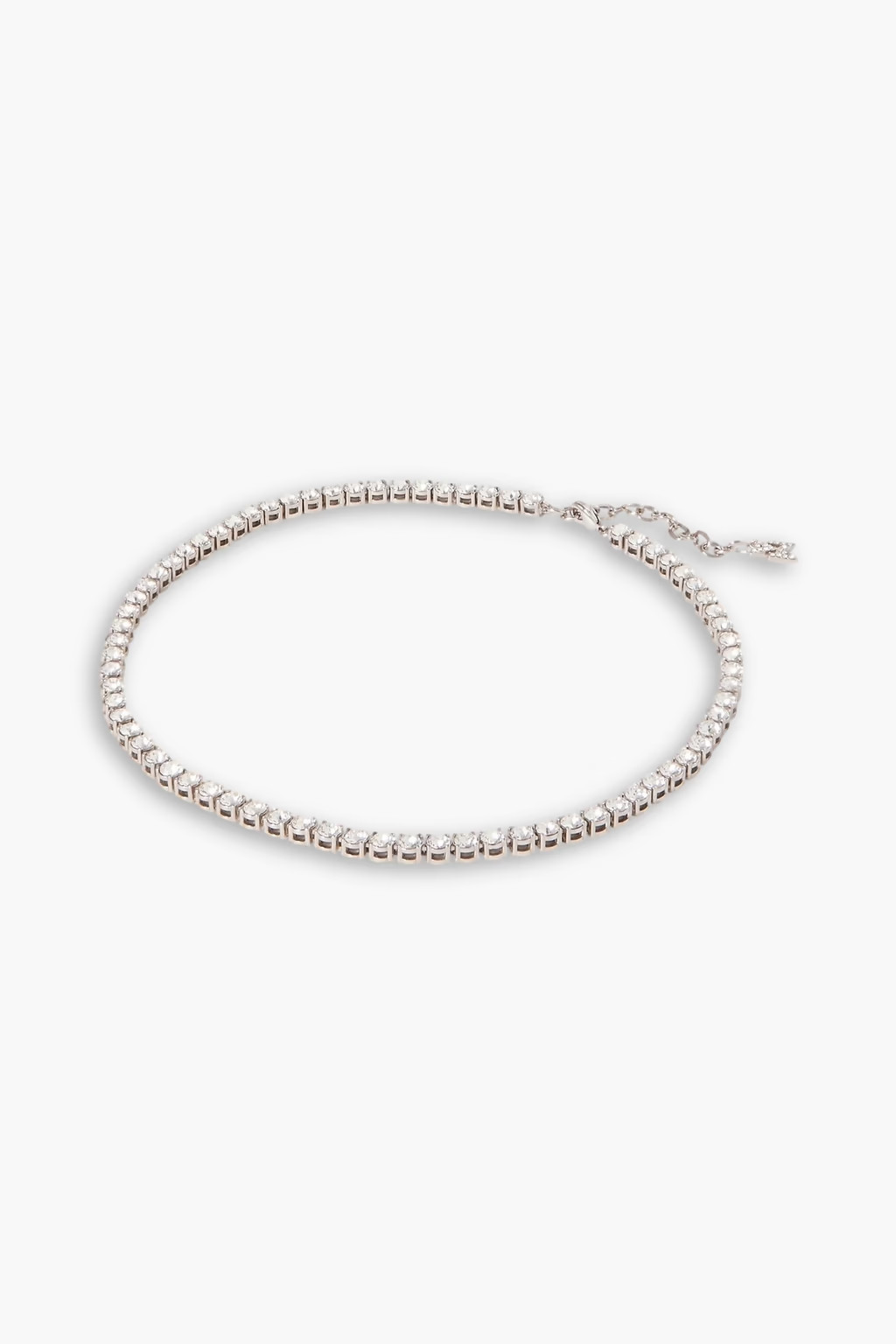 Silver-tone crystal necklace | The Outnet (UK and Europe)