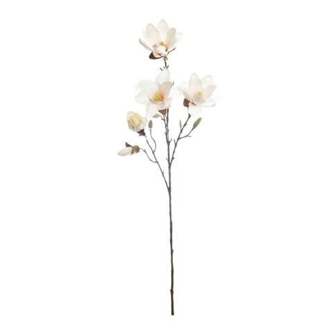 Cream Faux Magnolia Stem | World Market