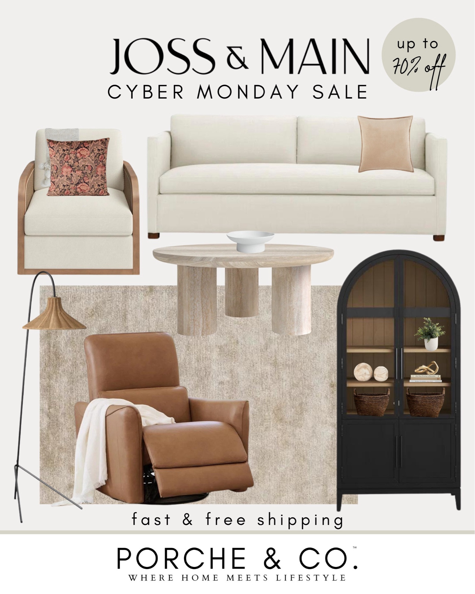 @jossandmain Cyber Monday deals are here!! Up to 70% off with Fast & Free Shipping on so many amazing home furniture and decor items! I rounded up some of my favorites for you here 😍 I’m love using Joss and Main to furnish my home! Hurry while these Cyber Week sales last 🤍🤍 #jossandmain #jossandmainpartner #home #cybermonday #cyberweek #livingroom #coffeetable

#LTKHome #LTKSaleAlert #LTKCyberWeek