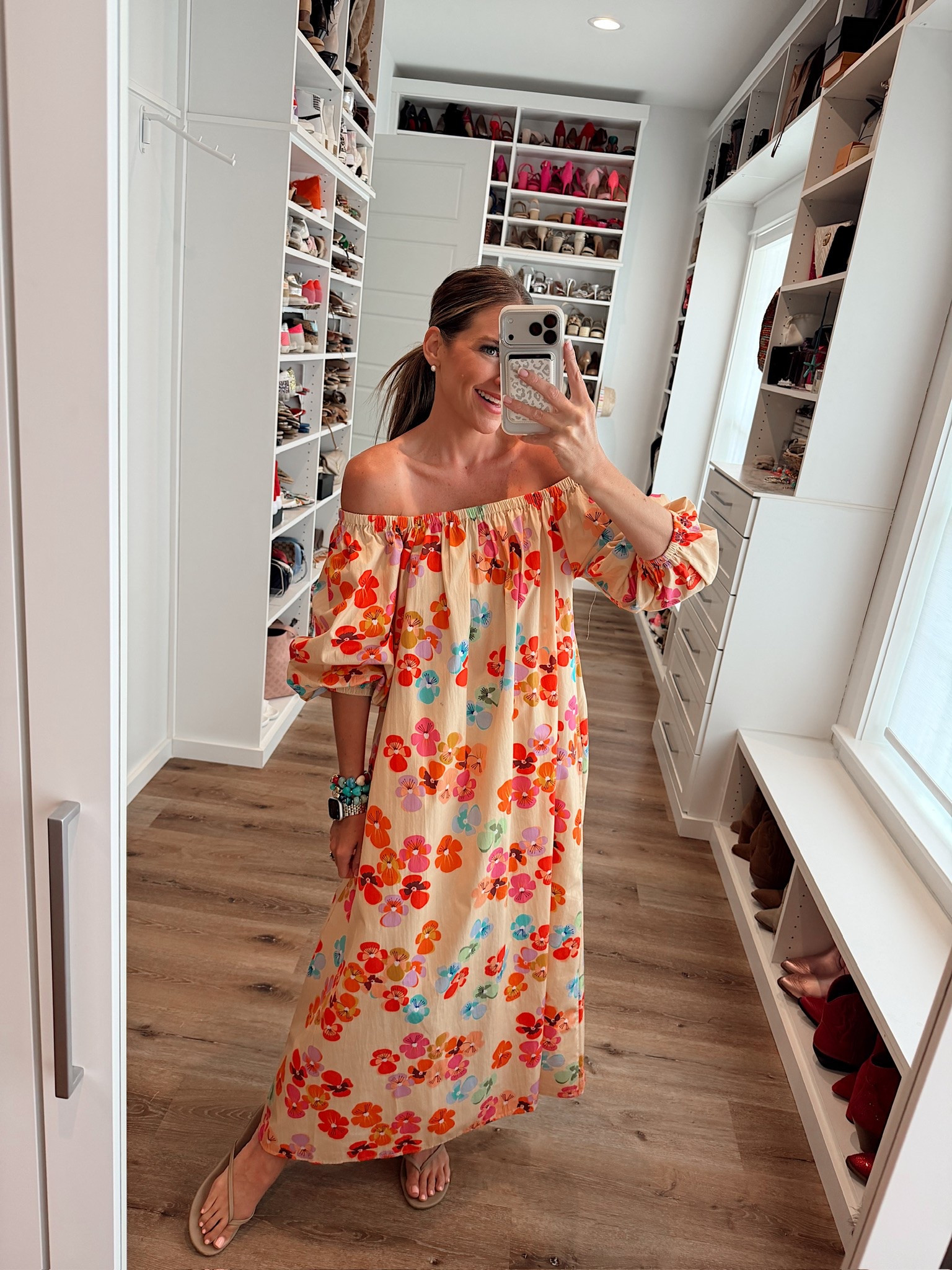 Spring ootd! In a small maxi, sandals and accessories - fits tts.

#LTKgrwm #LTKootd #LTKSeasonal