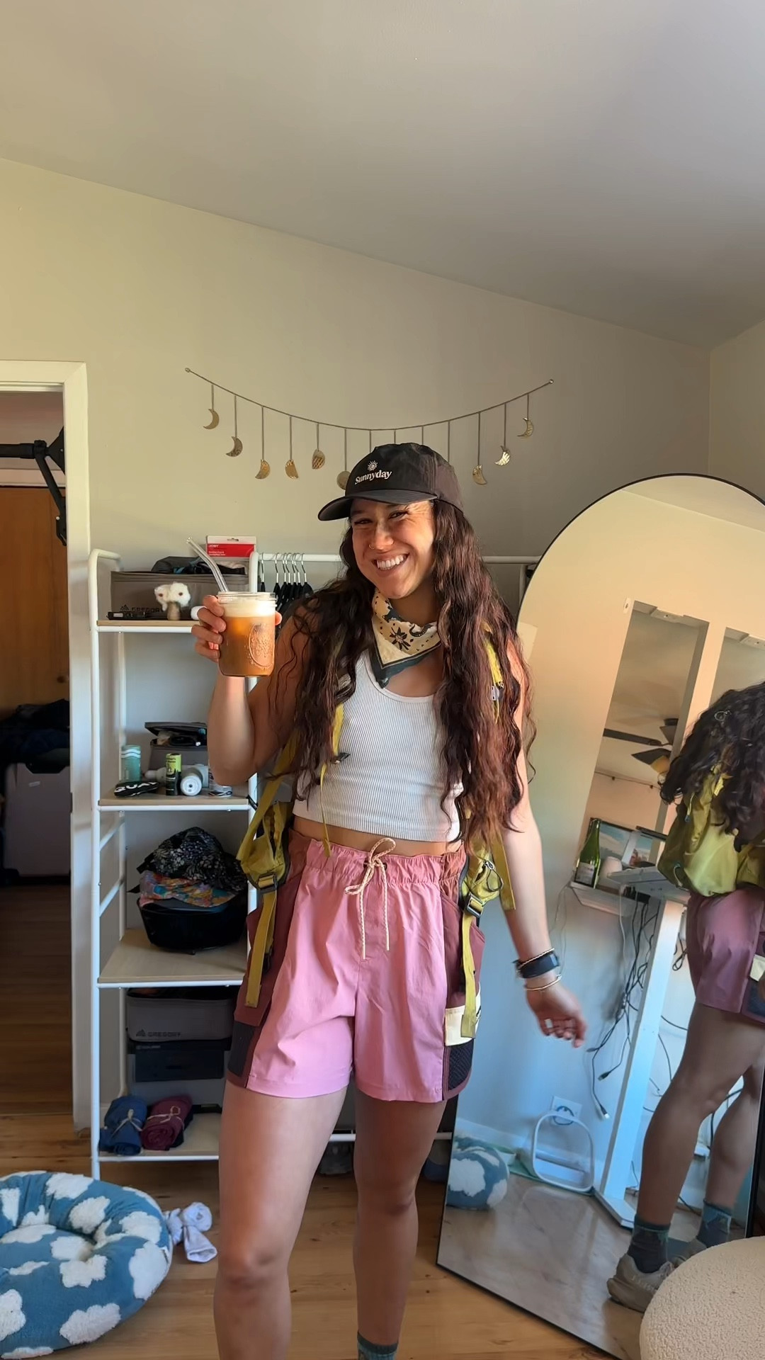 Summer hiking outfit! 
Shorts: medium (I’d get a small next time)
Shirt: M/L
Shoes: 9 (my usual running/hiking size)

#LTKFitness #LTKVideo #LTKSummerSales