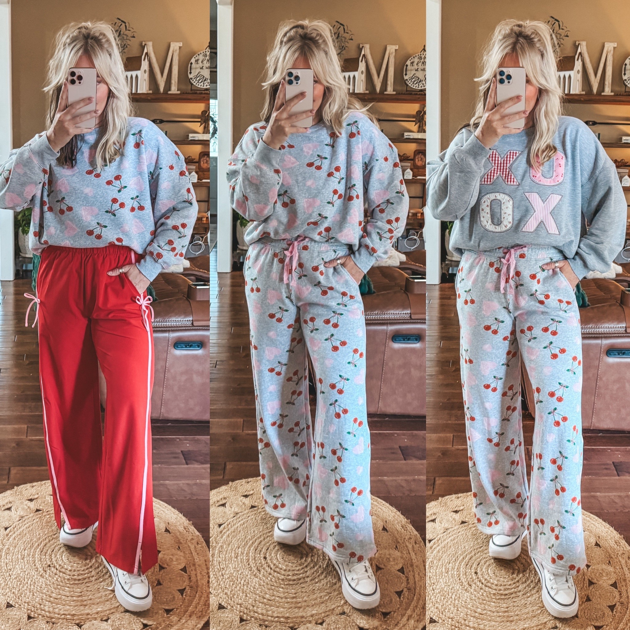 This set is so cute and looks adorable with other Target new arrivals. 
I’m wearing a medium in everything but the XOXO one is a large  

#LTKOver40 #LTKFindsUnder50