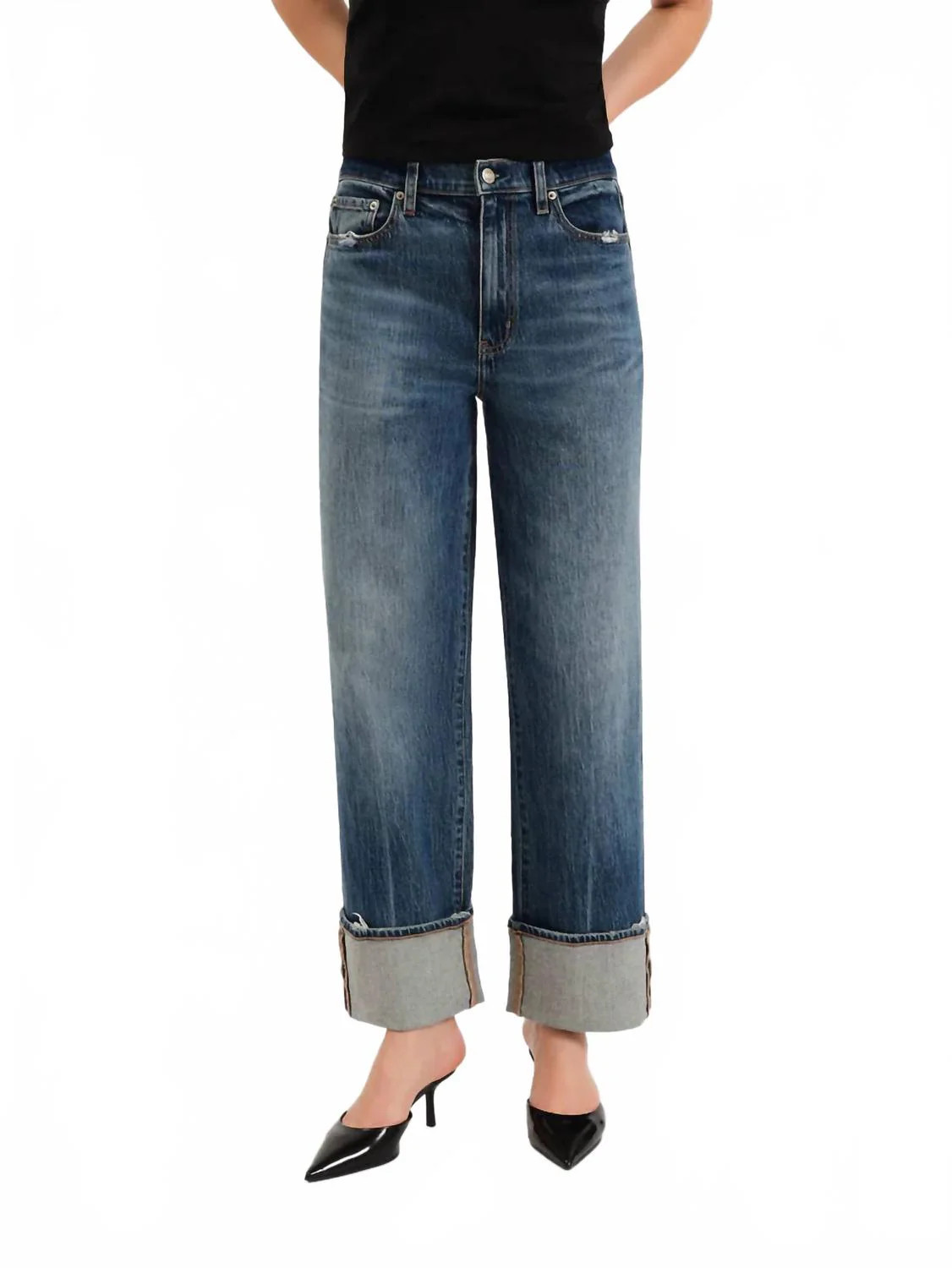 Eastside High Rise Loose Jeans In Crush Hour Wash | Shop Simon